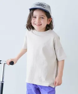 Футболка с коротким рукавом свободного кроя, 100% хлопок, немнущаяся, детская одежда, весна/лето 2016 Devirock, цвет Oatmeal