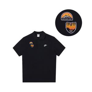 Nike Спортивная поло мужская black