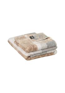 Полотенце банное Cawö Cashmere, 80x150 см, бежевый / белый