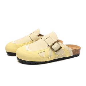 Сандалии с закрытым носком женские ZHR, Yellow