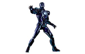 Iron Man MK4 The Creation Chronicles, Alloy 1/6 кукла CCG Limited Scale Figures Lightspeed Blue Hot Toys, Creation Lightspeed синий