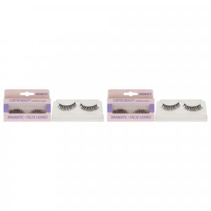 Накладные ресницы Dramatic от Carter Beauty для женщин - 1 пара ресниц - упаковка из 2 штук, прозрачный