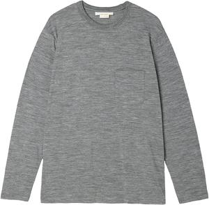 Футболка с длинным рукавом Icebreaker, терморегулирующая, мериносовая шерсть, удобная, унисекс, 150% мериносовая шерсть, длинный рукав, карман, IT62371, унисекс для взрослых