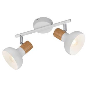 Потолочный светильник Reality Leuchten Latika, железо - белый - количество языков пламени: 2