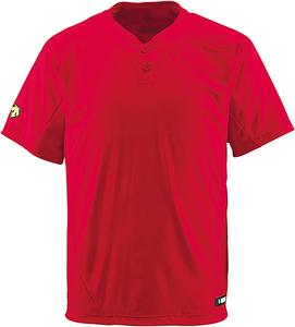 Футболка с коротким рукавом DESCENTE, бейсбольная футболка, бейсбольная рубашка DB201, красный