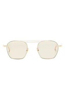 Солнцезащитные очки-пилоты 0004 Cutler & Gross, золотистый