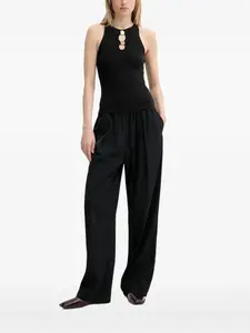 Топ Ribbed top Sessùn, черный