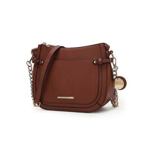 MKF Collection Raelynn Женская сумка через плечо из веганской кожи от Mia K, коричневый