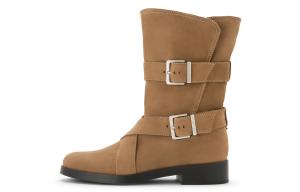 CHARLES&KEITH Маленькие чёрные текстурированные женские ботинки на щиколотку с высотой каблука 3,2 см, цвет BLACK TEXTURED Black Textured