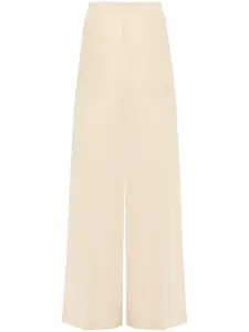 Шелковые брюки широкого кроя JOSEPH, нейтральный