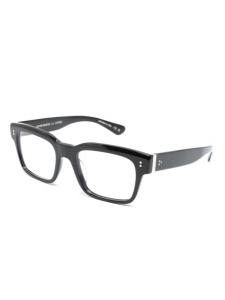Oliver Peoples очки Hollins в квадратной оправе, черный