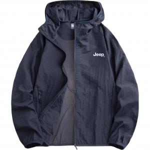 Коллекция солнцезащитной одежды Ice Peak с защитой от ультрафиолета, дышащая и быстросохнущая, унисекс Jeep, темно-синий