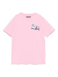 Футболка X Crypto Puppets Miami Nice MC2 Saint Barth Kids, розовый