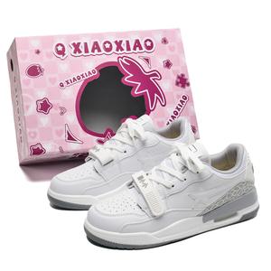 Кеды, обувь для скейтборда унисекс с низким верхом Circle Small, цвет White Grey (Customized)