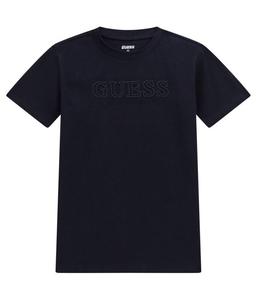 Футболка детская Guess с логотипом бренда, синий