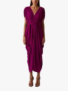 Платье миди из драпированного джерси James Lakeland, Purple