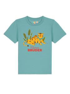 Футболка wat? Apparel, цвет teal monstera