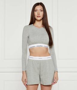 Блуза Cropped fit Calvin Klein Underwear, серый