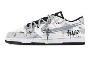 Nike Кроссовки для скейтбординга dunk gothic crushed stream устойчивые к истиранию низкие unisex серо-голубые