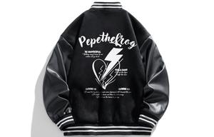 Бейсбольная куртка унисекс Pepe The Frog, экрю