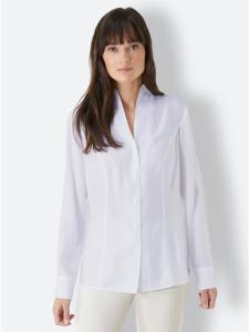 Блузка с длинными рукавами белого цвета creation L