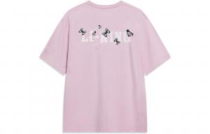 Мужская футболка LiNing Sports Trend Series, песочно-розовый цвет