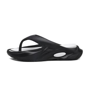 NANJIREN Мужские шлепанцы черно-белые, цвет Black White