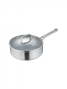 Кастрюля со стеклянной крышкой 28 см - Tricion Resist с полированной отделкой Berndes