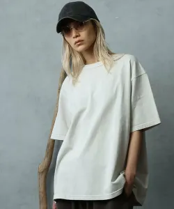 Биообработанная футболка с круглым вырезом и коротким рукавом, выцветшая Colony 2139, цвет White