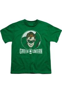Футболка с коротким рукавом DC Comics Lantern Circle для детей Gildan, зеленый
