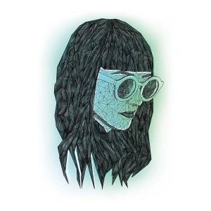 Фреска Komar Grid, 50x70x0,1 см цвет grün/schwarz/weiß