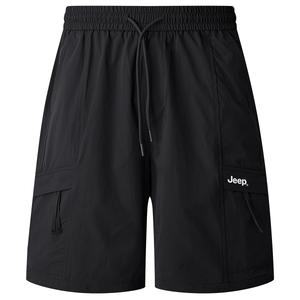 Карго-шорты мужские тонкие Jeep, черный