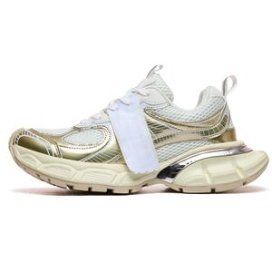 BEILIANYA Амортизирующие противоскользящие износостойкие облегченные массивные кроссовки на платформе унисекс серебро золото, цвет Silver Gold