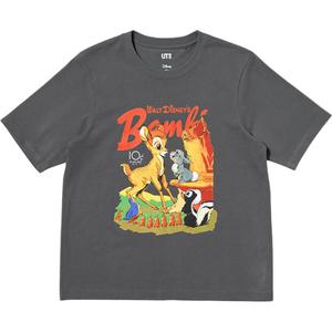 Футболка Disney Co brand женская UNIQLO, темно-серый