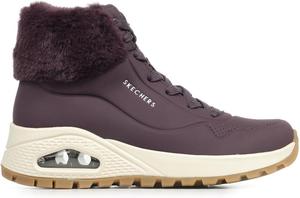 Женские кроссовки-бутсы Skechers, Wine Durabuck Faux Fur