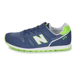 New Balance Детские беговые кроссовки NB 373 устойчивые к истиранию дышащие низкие синий зеленый kids