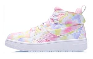 937 Детские кроссовки для скейтбординга GS High-top Ice Crystal Powder / Standard White Camouflage Lining Young