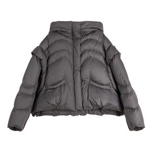 ELLE Пуховик Women's Medium Gray