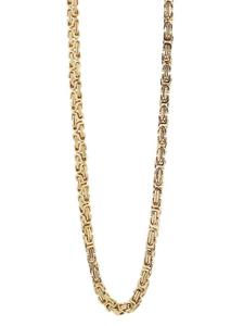 Adeliás Колье унисекс - королевская цепочка из нержавеющей стали, 55 см, золото