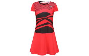 Женское короткое платье с коротким рукавом YONEX, белое