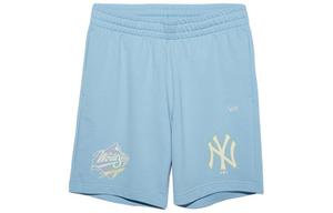 New Era Повседневные шорты мужские небесно-голубые