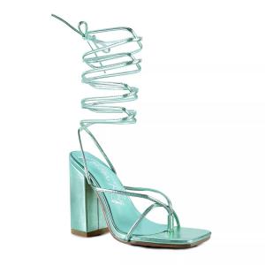 Женские босоножки на высоком каблуке со шнуровкой London Rag Shewolf London Rag