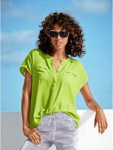 Блузка с короткими рукавами цвета лайма Heine