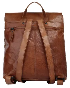 Городской рюкзак Spikes & Sparrow, натуральная кожа, цвет Cognac