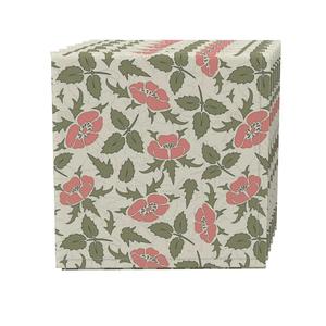 Набор салфеток из 4 шт., 100% хлопок, 20x20 дюймов, цветочный 125