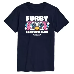 Мужская футболка с принтом Furby Forever Club Hasbro, синий