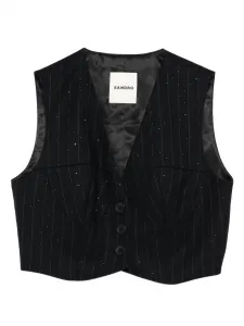 Топ в тонкую полоску SANDRO, синий