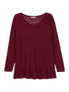 SHEEGO Свитер в винном красном
