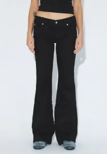 Джинсы kily с заниженной талией, расклешенные книзу Dr.Denim, Solid Black