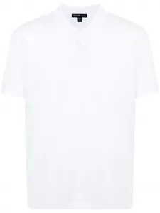 Рубашка поло Luxe Lotus из джерси James Perse, белый